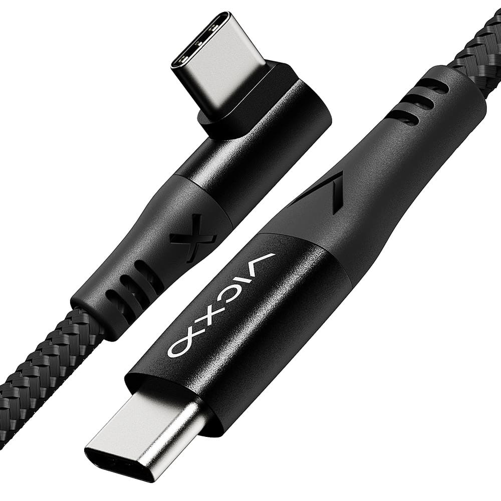 Vicxxo Kaeiz Nylon Braided Type C-C Cable 1.2M (Black)