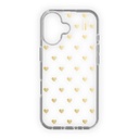 Ideal of Sweden Magsafe Clear Case for iPhone 16 (Golden Hearts)