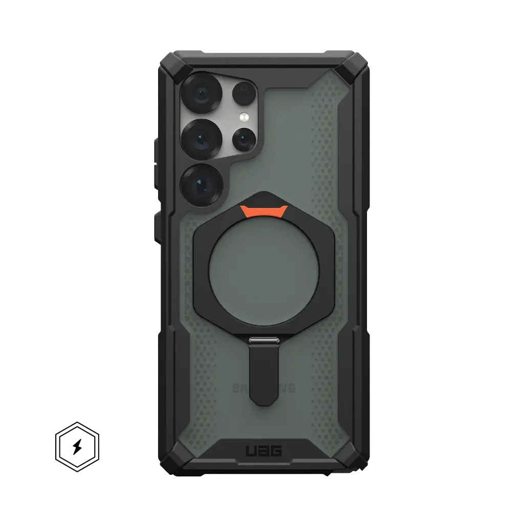 UAG Plasma XTE Magsafe Case for Samsung Galaxy S25 Ultra (Black/Orange)