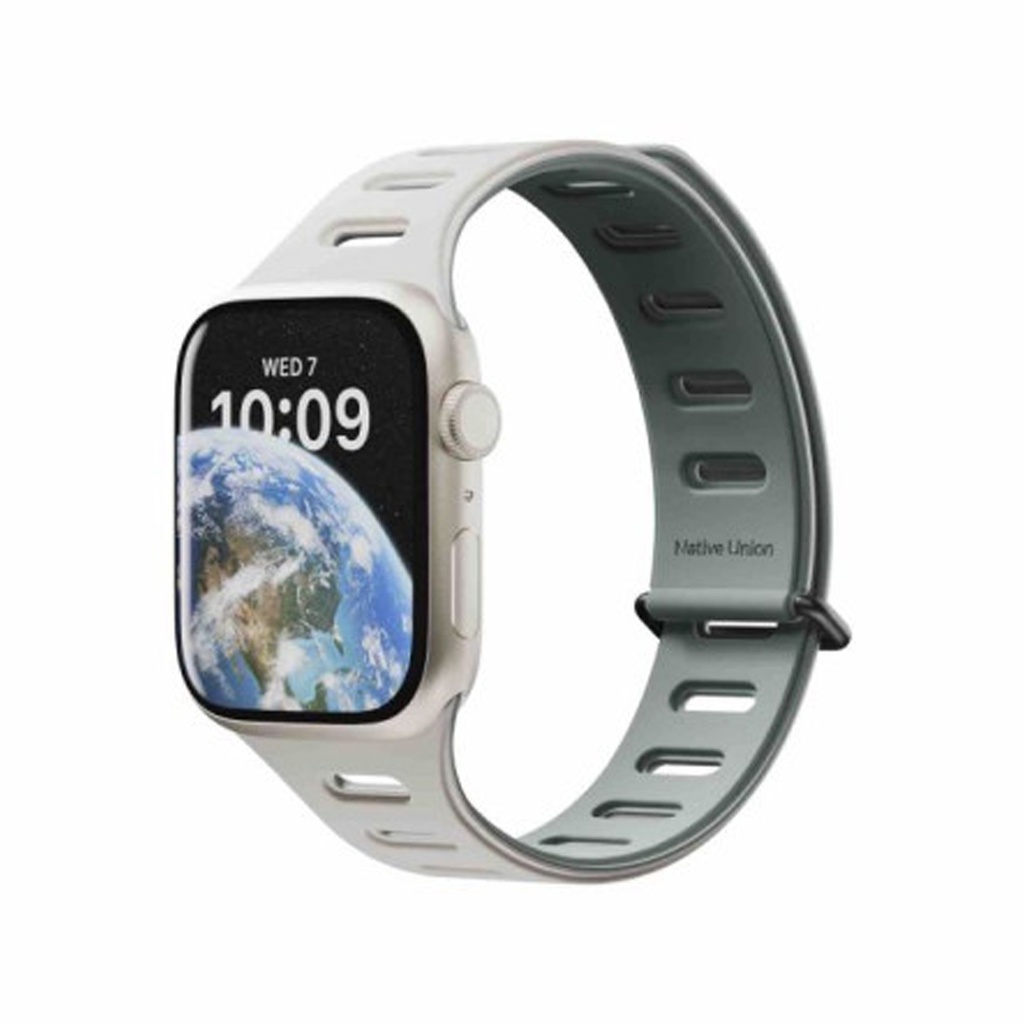 نيتف يونيون سوار لساعة ابل  (مقاسات 42/44/45/49 مم) – لون / (أخضر / حجر رملي)