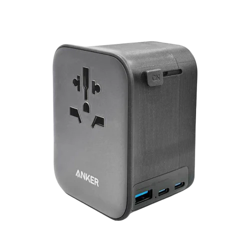 Anker Nano Travel Adapter (4-in-1, 65W) (Black)