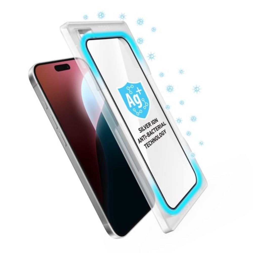Torrii Bodyglass Anti-Bacterial Screen Protector For iPhone 16 Pro Max (Full Coverage)