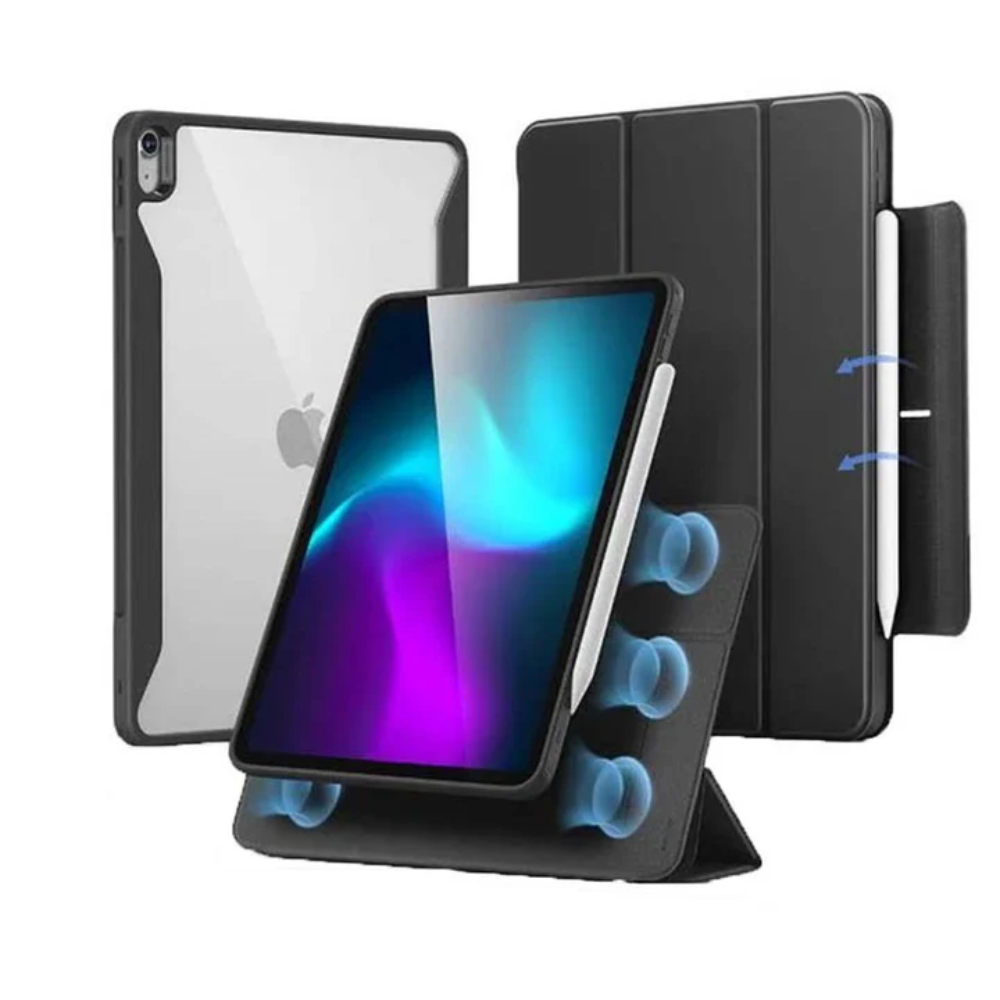 كفر ESR Rebound Hybrid 360 لجهاز iPad Air مقاس 13 بوصة (إصدار 2024) – أسود