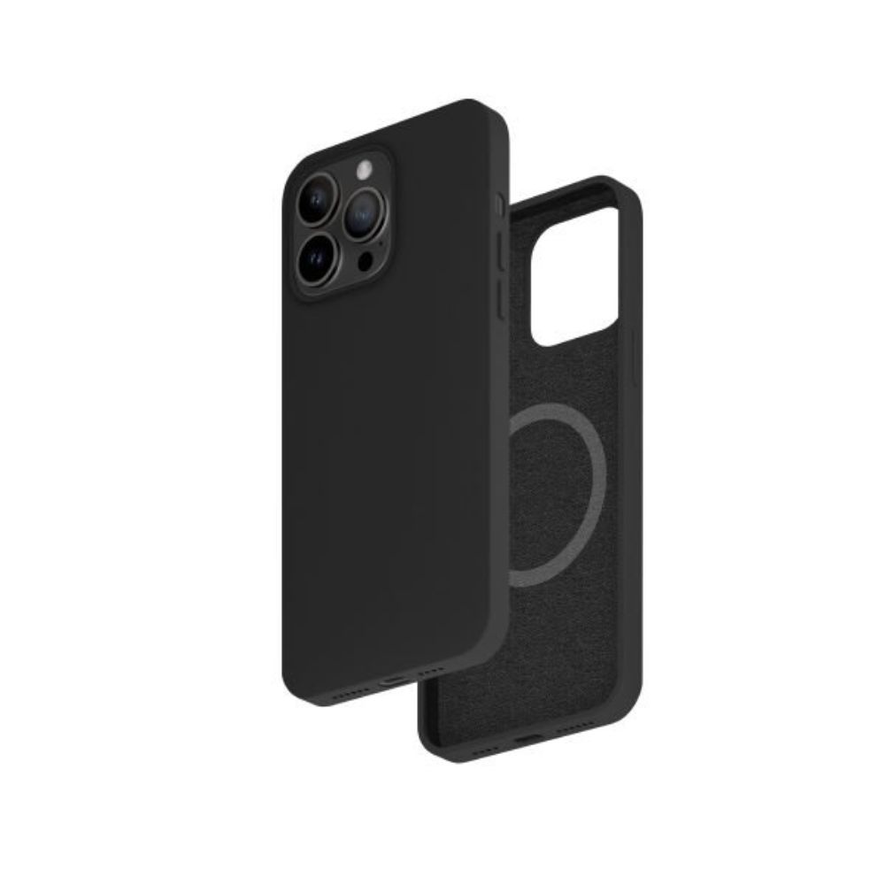 Smartix Premium Silicon Case For iPhone 13 Pro  (Black)