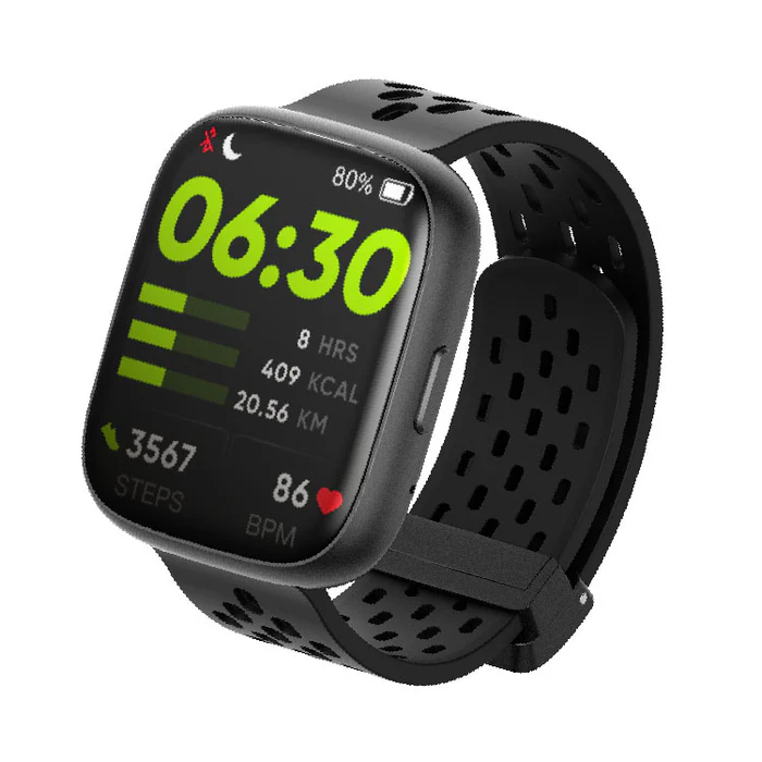 Momax 1-Wear Lite Smart Watch (Black)