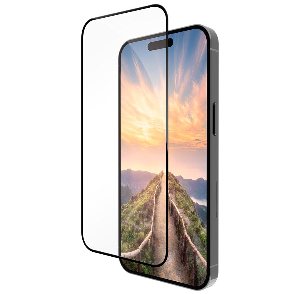 Dbramante Eco-Shield Screen Protector for iPhone 16 Pro (Black Edge)