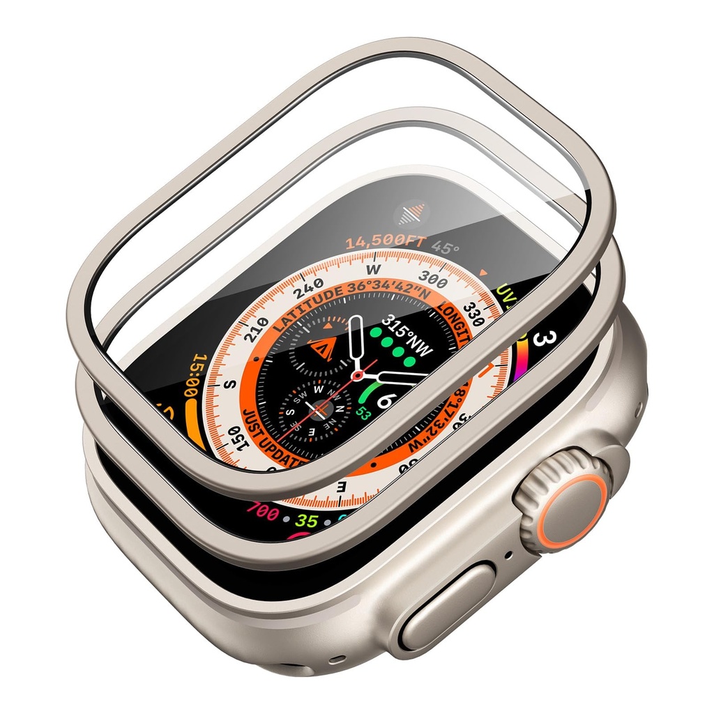 حماية شاشة ESR Armorite لساعة Apple Watch Ultra (عبوة 2 قطع)