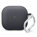 Elago Liquid Silicone Hang case for AirPods 4 (Black)