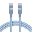 Anker USB-C to USB-C Cable 240W (Upcycled-Braided) (1.8m/6ft) (Blue)