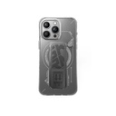 SkinArma Helio MagSafe Case With Grip Stand for iPhone 15 Pro Max (Grey)