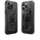 SkinArma Helio MagSafe Case With Grip Stand for iPhone 16 Pro Max (Black)