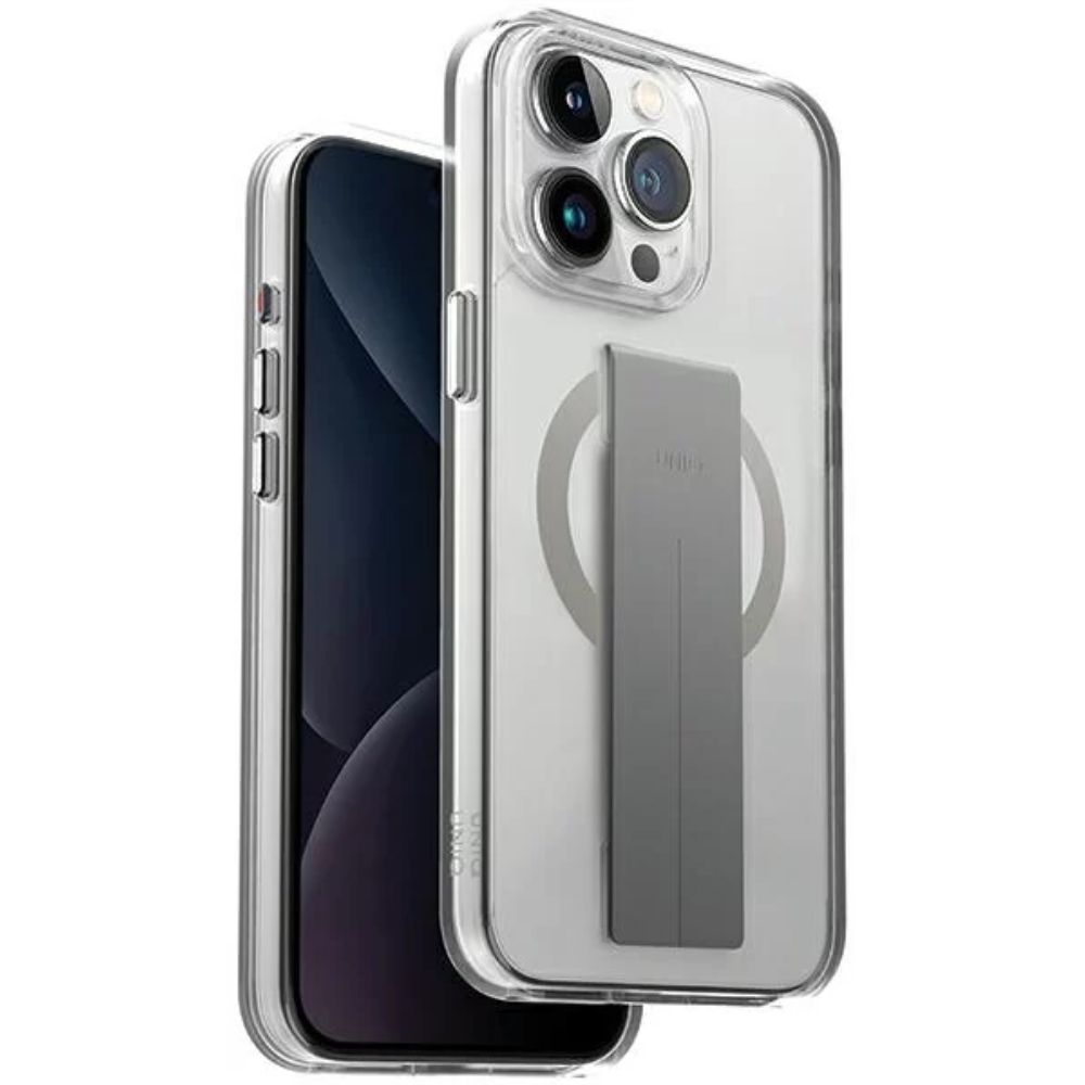Uniq Hybrid Heldro Mag Case for iPhone 15 Pro (Lucent Clear)