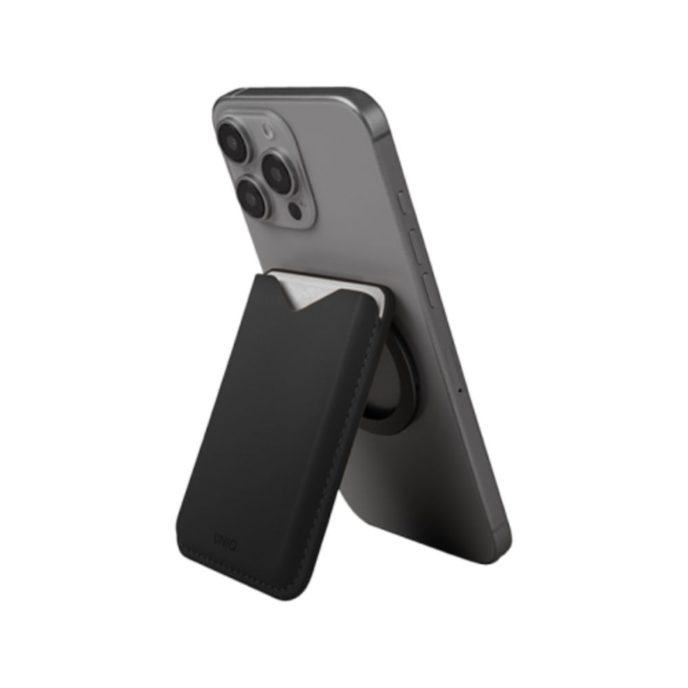 Uniq Lyden Evo Magnetic Stand Card Holder (Dallas Black)
