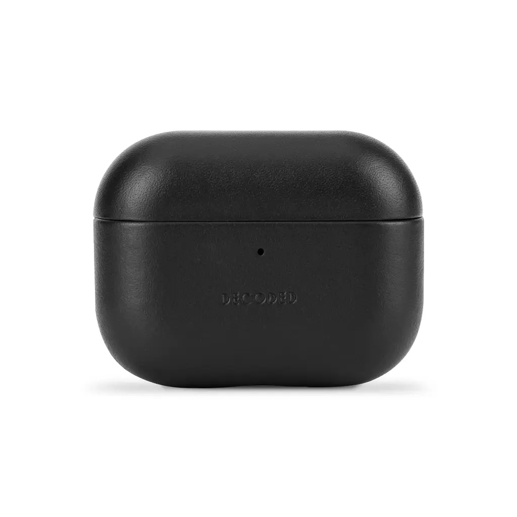 Decoded Leather Case for AirPods Pro 3 (Black)