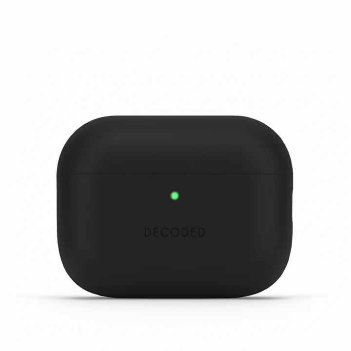 Decoded Silicone Case for AirPods Pro 3 (Black)