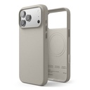 Elago Magnetic Leather Case for iPhone 17 Pro Max (Light Grey)