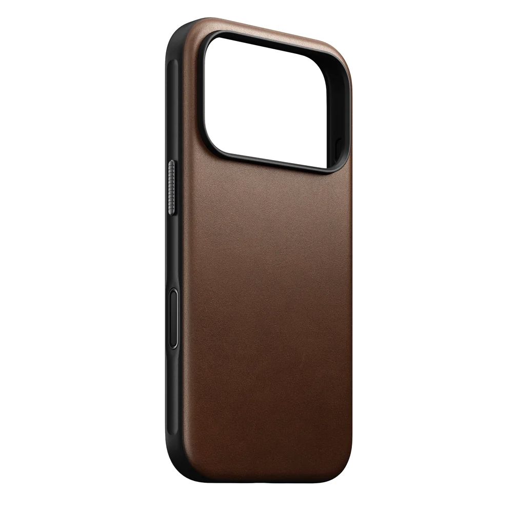 Nomad Modern Leather Case for iPhone 17 Pro (Brown)