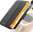 Sinjimoru M-Pull Tab Stand Magsafe Wallet (Black)