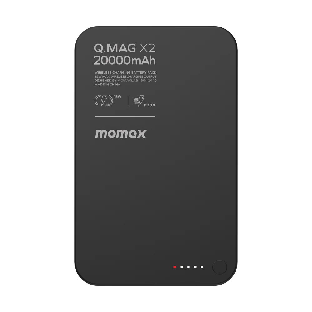 Momax Q.Mag X2 35W 20000mAh wireless battery pack (Black)