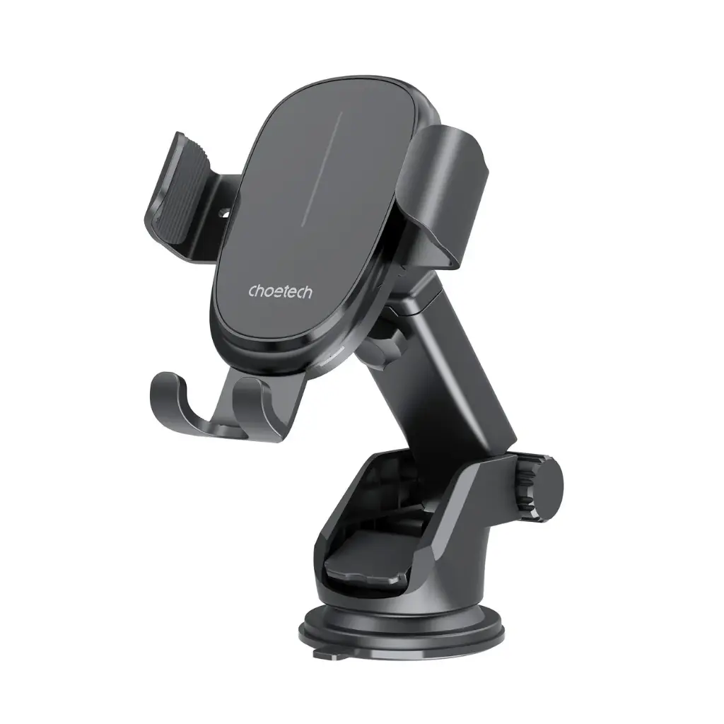 Choetech 15W Fast Wireless Car Charger Holder (Black)