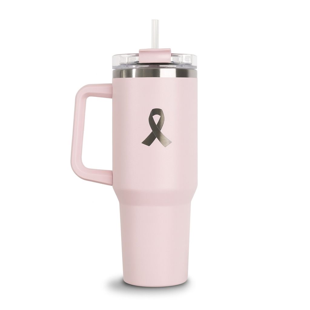 Fifty Fifty Insulated Mug 1.1L (Pink Oct)