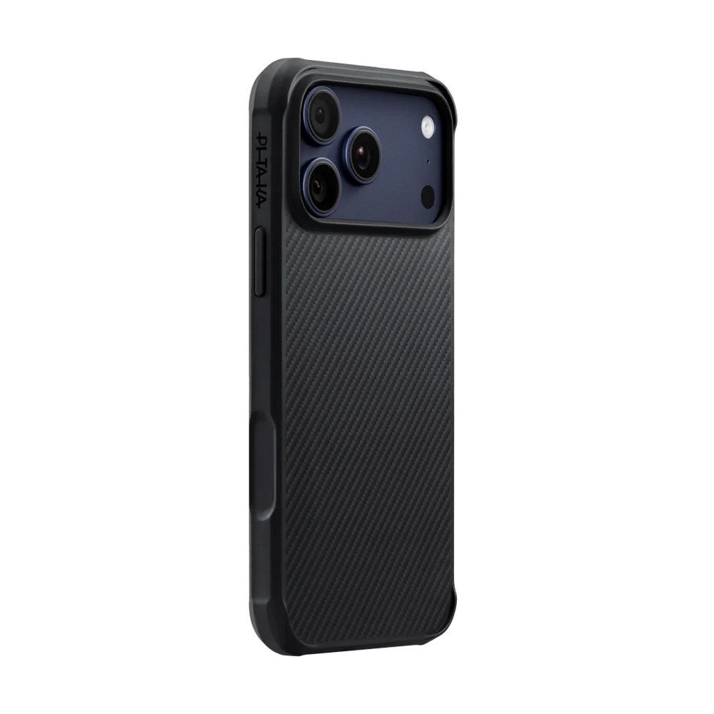 بيتاكا غطاء هاتف فائق النحافة  لايفون 17 برو ماكس (اسود /رمادي )