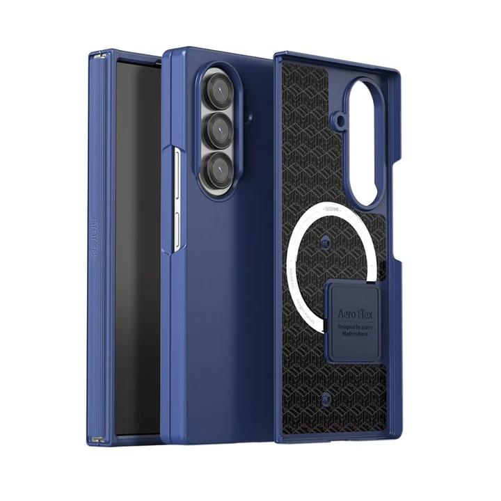 Araree Aero Flex Magsafe Case For Samsung Z Fold 7 (Navy)
