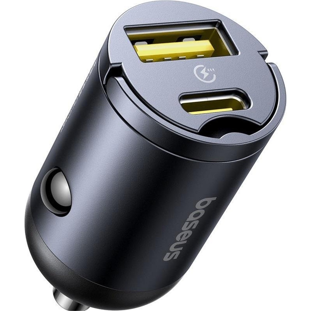 Baseus Tiny Star Mini Car Charger (U+C) 30W (Cosmic Black)