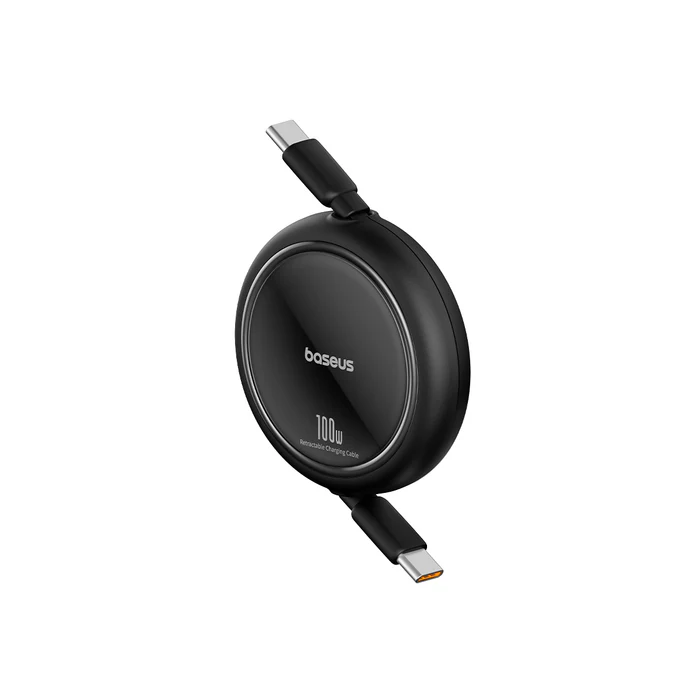 Baseus Free2Pull Mini Retractable Cable USB-C to USB-C 100W 1.5m (Cluster Black)