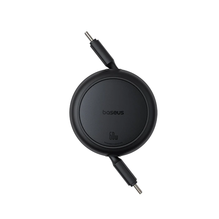 Baseus Free2Pull Mini Cable USB-C to USB-C 60W 1m (Cluster Black)