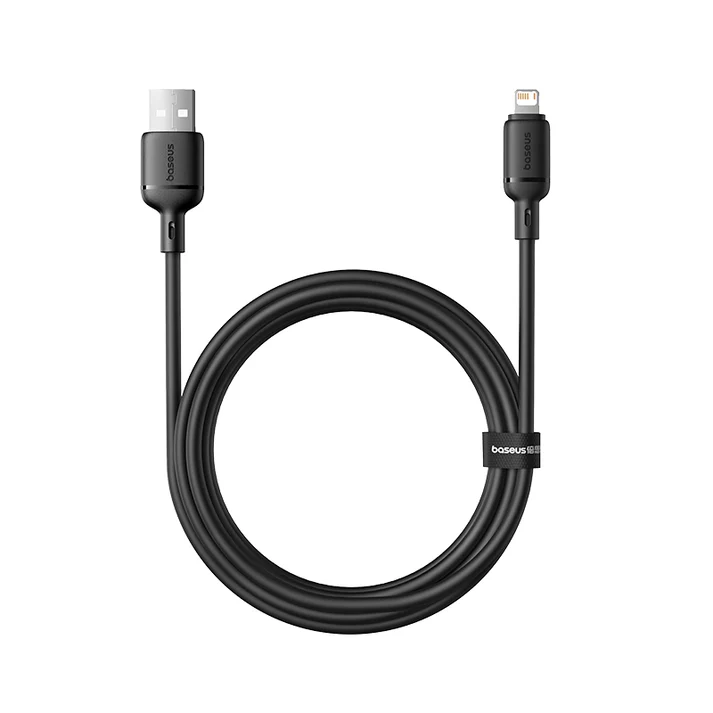 Baseus Silky Fast Charging Cable USB-A to iP 2m (Cluster Black)
