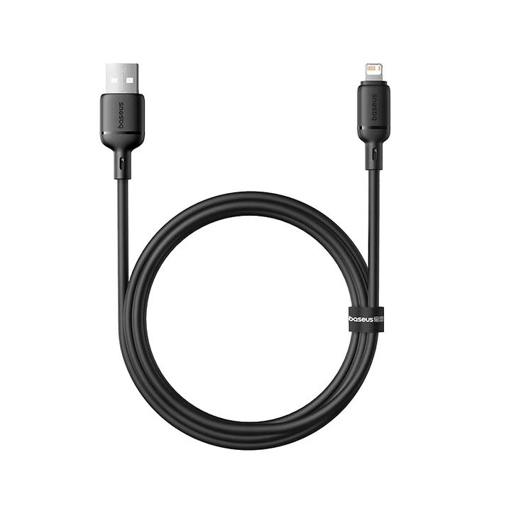 Baseus Silky Fast Charging Cable USB-A to iP 1m (Cluster Black)