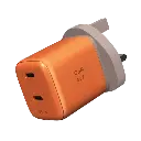 Momax 1-CHARGE 45W 2-Port GaN Charger (Orange)