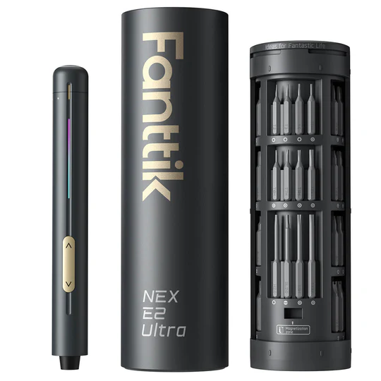 Fanttik NEX E2 Ultra Precision Electric Screwdriver Kit (Gray)