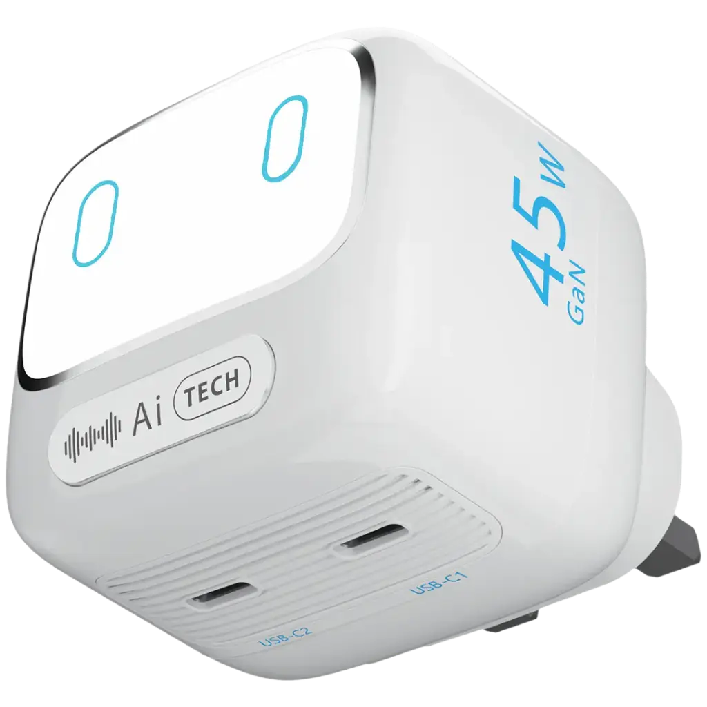 Powerology Lumix GaN AI Power Charger (White)