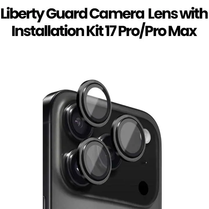 Liberty Guard Camera Lens for iPhone 17 Pro/17 Pro Max (Gray Titanium)
