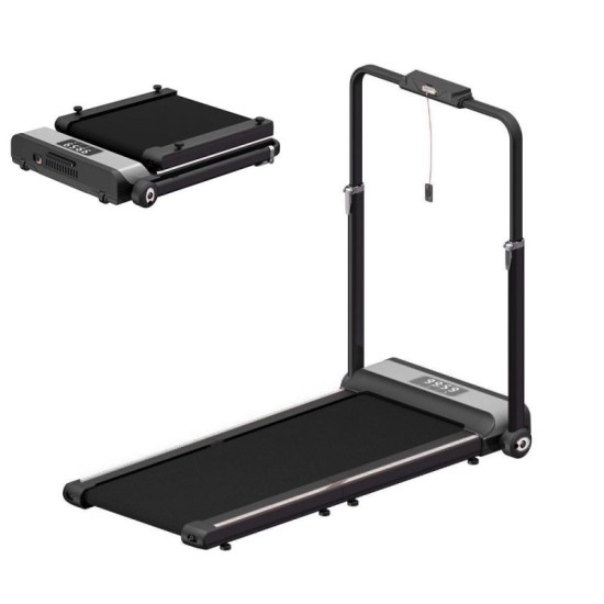 HSM Smart Foldable Walkingpad Supports up to 120 kg (Silver Black)