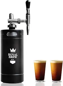 ROYAL BREW Nitro Cold Coffee Maker Home Kit System (Black)