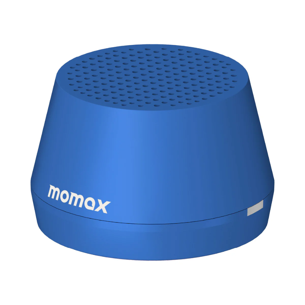 Momax 1-VIBE GO LITE Magnetic Wireless Speaker (Blue)