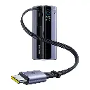 Baseus EnerGeek GR11 Power Bank with Retractable Cable 10000mAh 100W - Space Grey