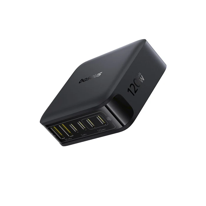 Baseus EnerFill FH21 Desktop Charging Station 4C+2U 120W - Cosmic Black