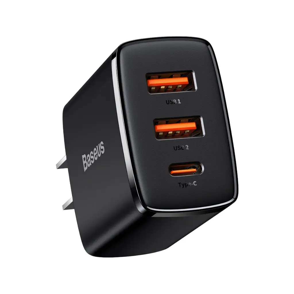 Baseus EnerFill FN11 Fast Charger 2U+C 30W - Cosmic Black