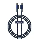 Baseus Tungsten Gold Fast Charging Cable USB-C to USB-C 100W 2m - Blue