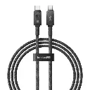 Baseus New Braided Fast Charging Cable USB-C to USB-C 100W 1m - Black