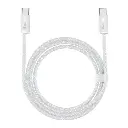 Baseus New Braided Fast Charging Cable USB-C to USB-C 100W 1m - White
