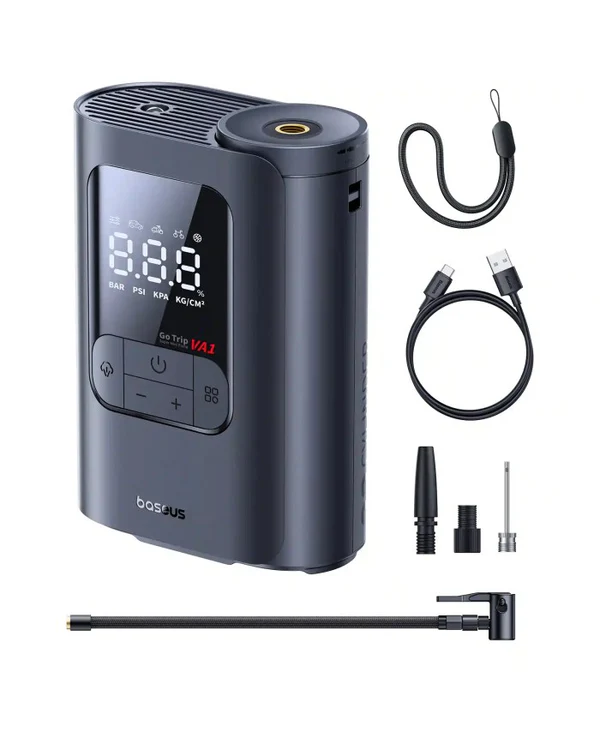 Baseus GoTrip VA1 Max Super Mini Cordless Inflator 22-Cylinder - Cosmic Black