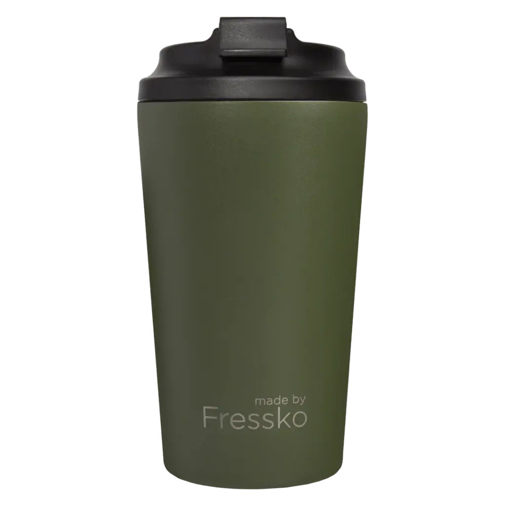 Fressko Grande 475ml / 16oz Cup - Stainless Steel - Khaki