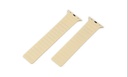 Torrii Saturn Silicone Magnetic Apple Watch Band For Ultra 49/46/45/44 mm (Cream)