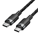 Vention Aluminum Alloy USB C - C Magnetic Cable 1M (Black)