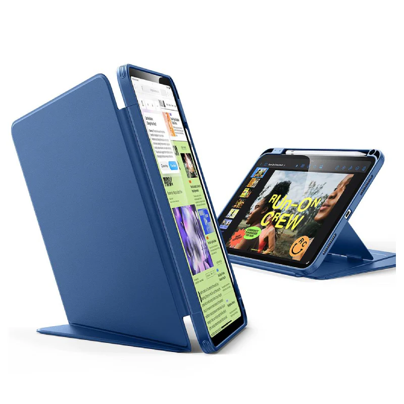 ESR Flip Hybrid Case Pencil Holder iPad 11 / 10.9 inch 11th Gen(A16)/10th Gen (Blue)
